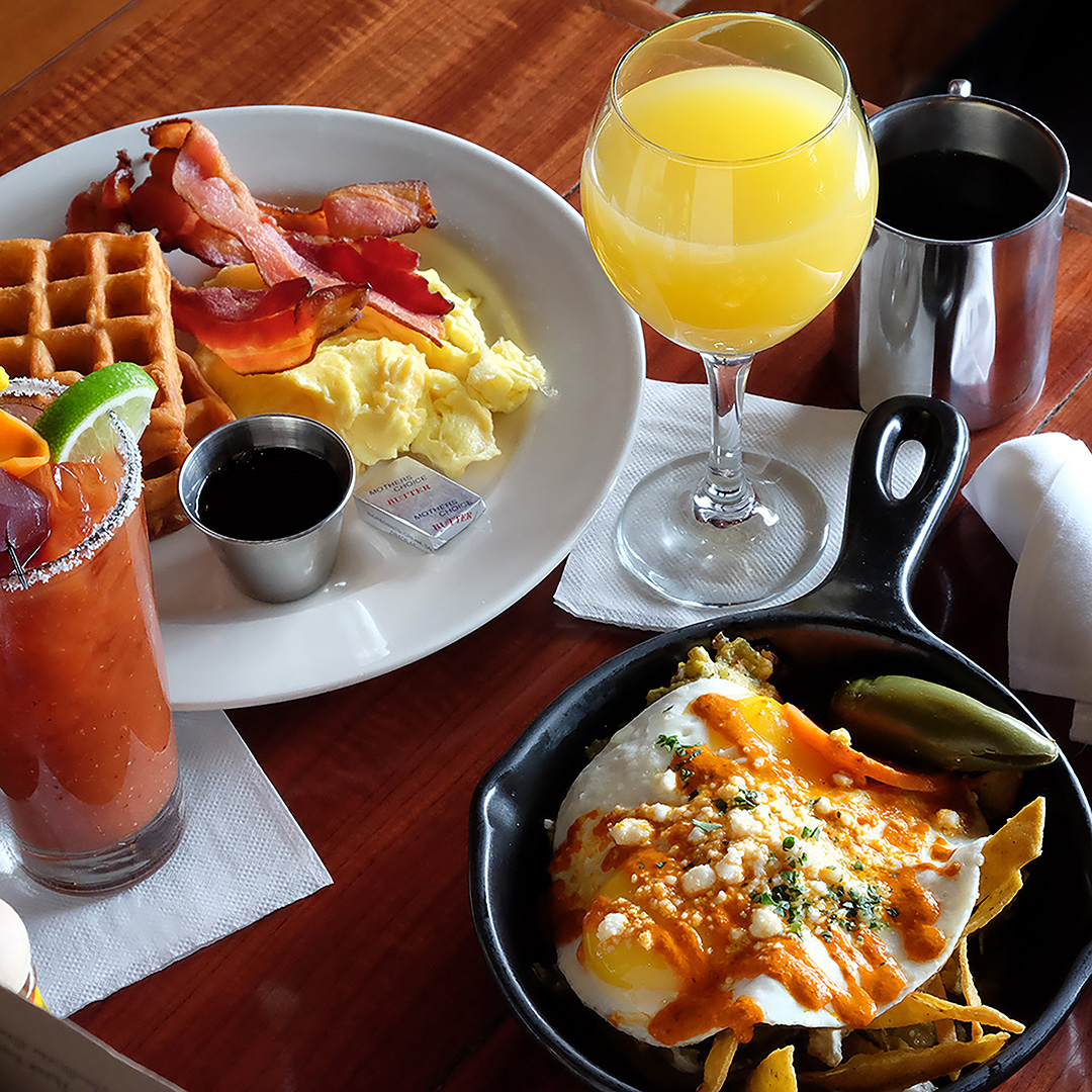 Brunch table set