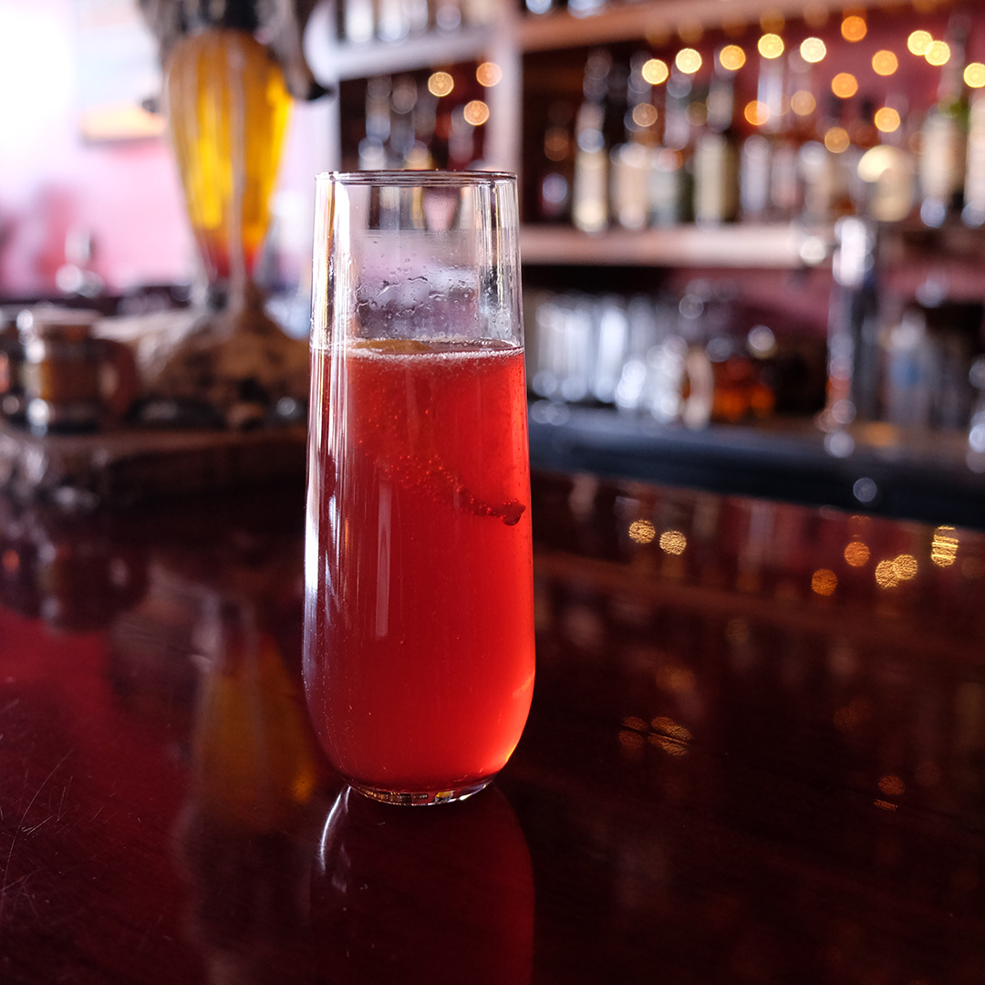 Hibiscus cocktail